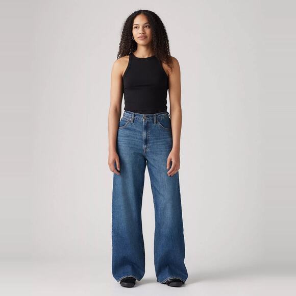Levi's Cinch Baggy Wide Leg Jeans size 30 x 31 Chasing Dreams - Picture 1 of 16